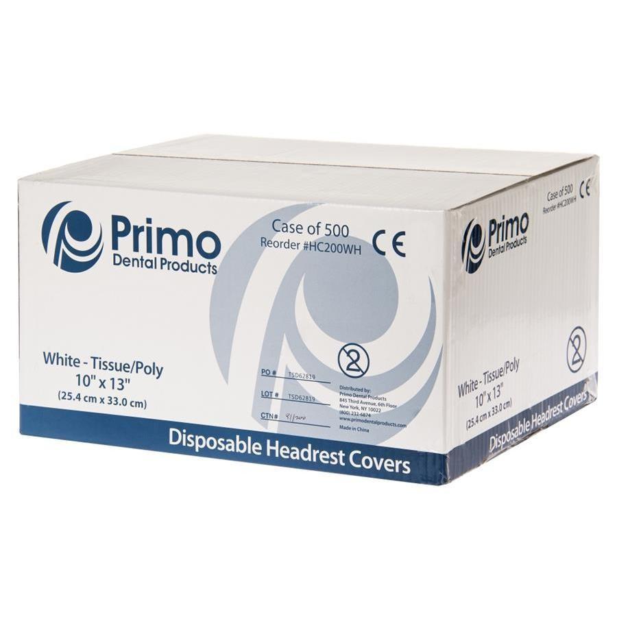 Primo Headrest Covers (Tissue/Poly)