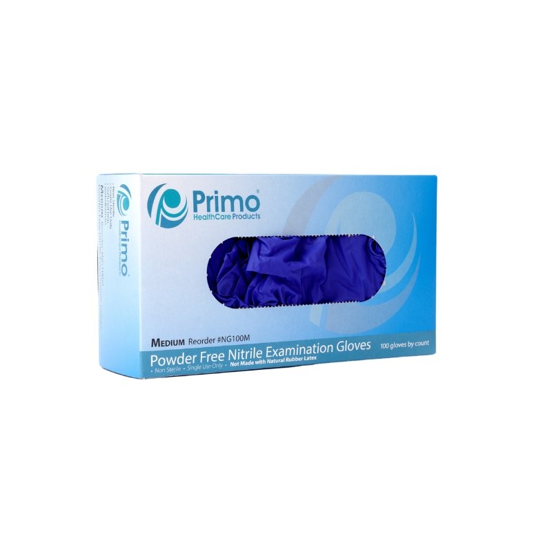 Primo Powder Free Nitrile Gloves (100/box)